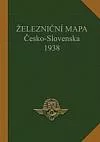 Železniční mapa Česko-Slovenska 1938