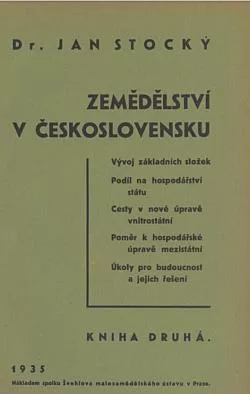 Zemědělství v Československu. Kniha druhá