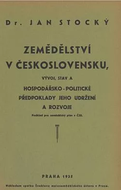 Zemědělství v Československu. Kniha třetí