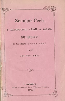 Zeměpis Čech s místopisem okolí a města Sobotky