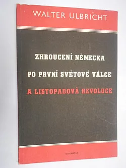 Zhroucení Německa po první světové válce a listopadová revoluce