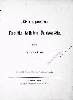 Život a působení Františka Ladislava Čelakovského
