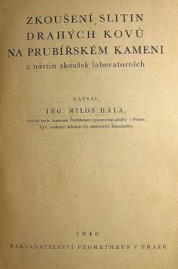 Zkoušení slitin drahých kovů na prubířském kameni