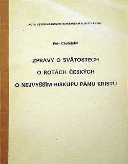 Zprávy o svátostech o rotách českých o nejvyšším biskupu Pánu Kristu