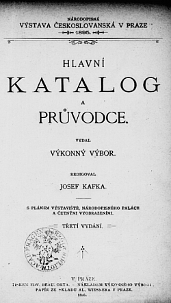 Hlavní katalog a průvodce Národopisné výstavy českoslovanské v Praze 1895