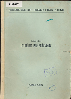 Latinčina pre právnikov