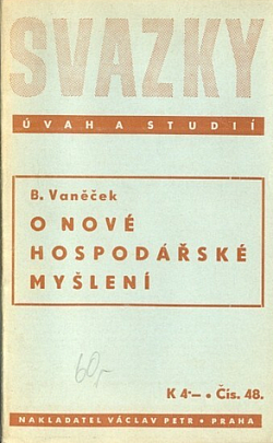 O nové hospodářské myšlení