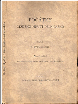 Počátky českého hnutí dělnického