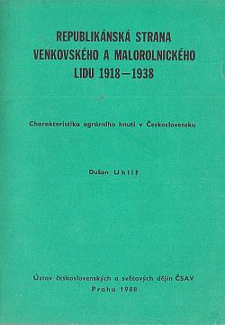 Republikánská strana venkovského a malorolnického lidu 1918-1938