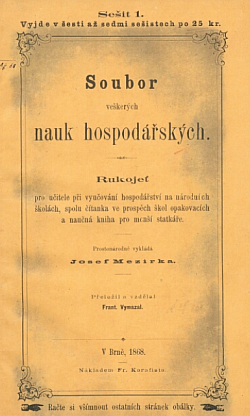 Soubor veškerých nauk hospodářských