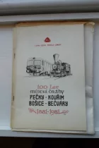 100 let místní dráhy Pečky - Kouřim - Bošice - Bečváry