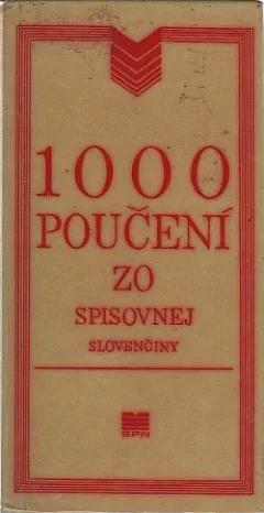 1000 poučení zo spisovnej slovenčiny