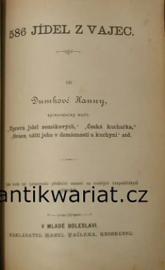586 jídel z vajec