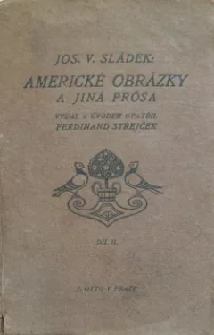 Americké obrázky a jina prósa II