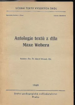 Antologie textů z díla Maxe Webera