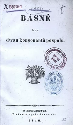 Básně bez dwau konsonantů pospolu