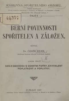 Berní povinnosti spořitelen a záložen