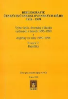 Bibliografie českých/československých dějin 1918–1999. Svazek 2