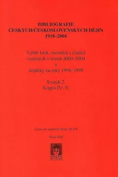 Bibliografie českých/československých dějin 1918–2004: Svazek 2