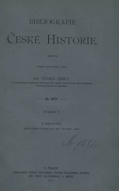 Biblografie české historie 5. díl