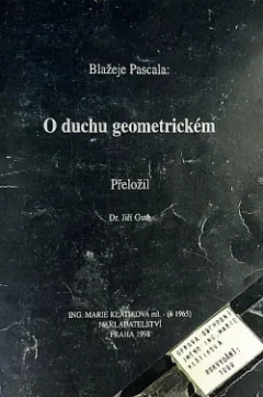 Blažeje Pascala O duchu geometrickém
