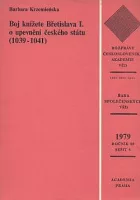 Boj knížete Břetislava I. o upevnění českého státu (1039-1041)
