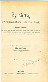 Bylinářství, kořenářství, čili Herbář