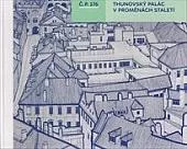 Č.p. 176 - Thunovský palác v proměnách staletí