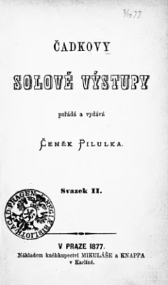 Čadkovy sólové výstupy Svazek II.