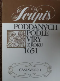 Čáslavsko 1 - Soupis poddaných podle víry z roku 1651