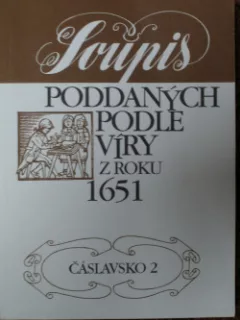 Čáslavsko 2 - Soupis poddaných podle víry z roku 1651