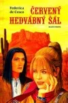 Červený hedvábný šál