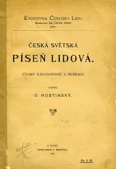 Česká světská píseň lidová