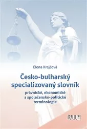 Česko-bulharský specializovaný slovník