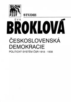 Československá demokracie. Politický systém ČSR 1918 - 1938