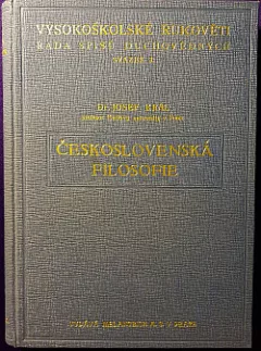 Československá filosofie: Nástin vývoje podle disciplin