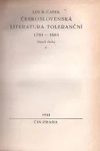 Československá literatura toleranční 1781-1861. Svazek druhý