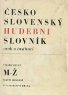Československý hudební slovník osob a institucí II.