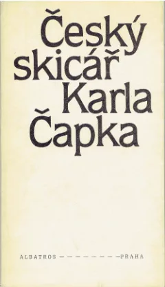 Český skicář Karla Čapka