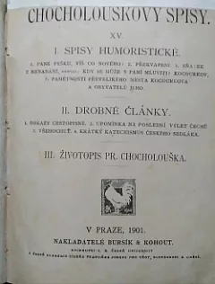 Chocholouškovy spisy XV.