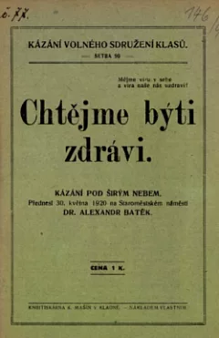 Chtějme býti zdrávi