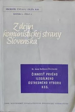 Činnosť prvého ilegálneho Ústredného výboru KSS