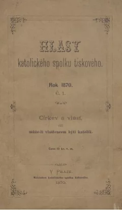 Církev a vlast čili Může-li vlastencem býti katolík ?