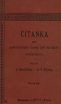 Čítanka pro pokračovací kursy při školách měšťanských