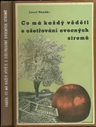 Co má každý věděti o ošetřování ovocných stromů