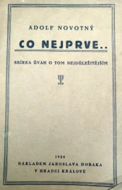Co nejprve ...