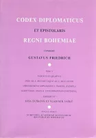 Codex diplomaticus et epistolaris Regni Bohemiae. Tomi V. Fasciculus quartus, Inde ab A. MCCLIII usque ad A. MCCLXXVIII