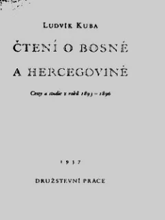 Čtení o Bosně a Hercegovině