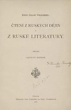 Čtení z ruských dějin a z ruské literatury