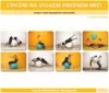 Cvičení na velkém pružném míči